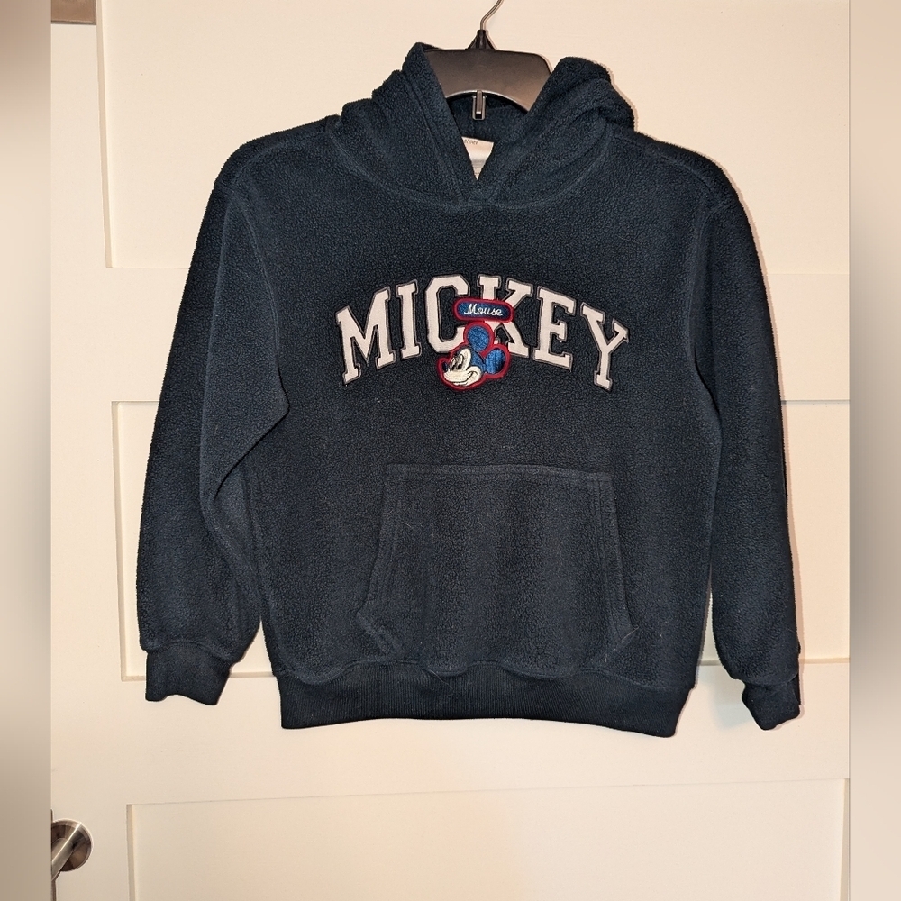 Disney Mickey Mouse hooded sweatshirt size medium. Fleece sweatshirt with hood.